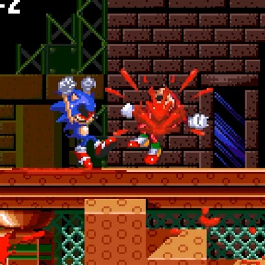 Sonic Rips Knuckles Guts Out Without Touching Him #shorts