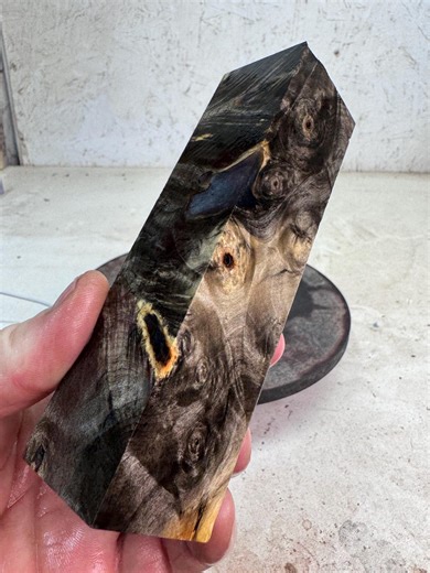 Stabilized Buckeye Burl Turning Blank | Game or Duck Call | SBB 1231 - Etsy