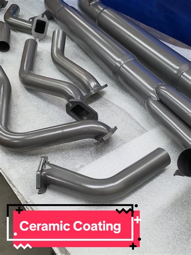 This Cobra kit car header system was brought to us in desperate need of a cleaning and fresh paint. So that's exactly what we did! Finished in a beautiful Grey Ice ceramic coating! #madeintheusa #fypシ #fyp #automotive #stainlessheaders