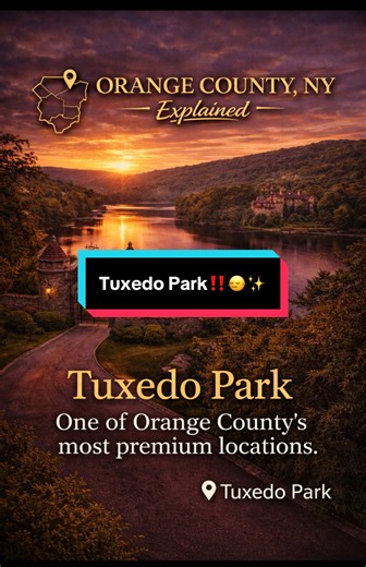 1️⃣ of Orange County’s most ✨exclusive✨ towns was built in 1886 👀‼️ Let Me Explain- Tuxedo Park, NY‼️What Town Next⁉️