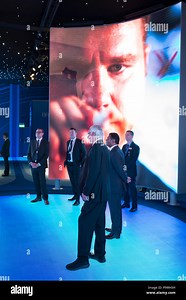 360 degree video presentation by Boeing at the Farnborough Airshow, on 16th July 2018, in Farnborough, England Stock Photo - Alamy