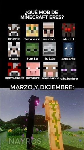 ¿Qué MOB de MINECRAFT eres? 🗿🔥 #beat