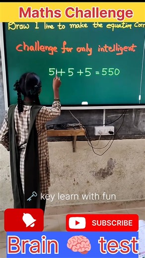 Challenge for only intelligent #creativity #maths #intelligence #iq #brainpower#genius #playway
