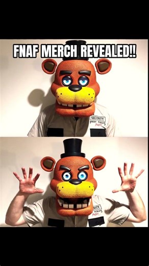 higher quality looks at the Freddy animatronic mask from jazwares! #fivenightsatfreddys #jazwares
