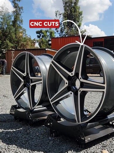 Two-Tone Rim Restoration with CNC Cutting