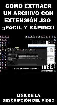 Aprende a extraer archivos ISO en minutos fácil y rápido