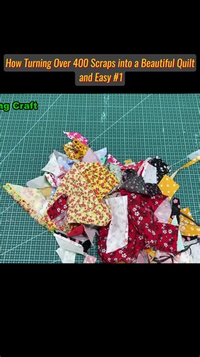 How Turning Over 400 Scraps into a Beautiful Quilt and Easy - Part 1 #quilt #sewing #patchwork