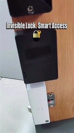 Hidden Smart Door Lock | No Keypad, No Handle, Just Touch 🔐 #smartlock