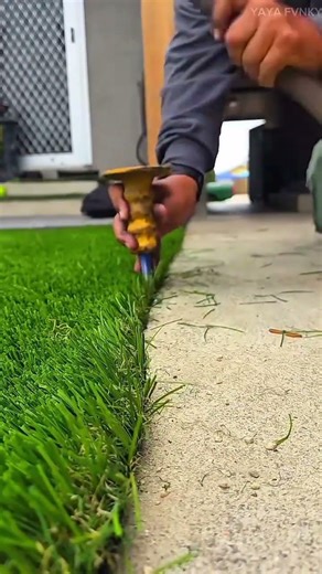 Neat and Strong Synthetic Grass Installation