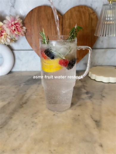 asmr fruit water restock #ASMR #fruitwater #waterrestock #loadedwater #drinkrestock #hydration #healthydrinks #refreshingdrinks #drink #summerdrink#aestheticdrinks #fruitinfusedwater #wellnessroutine #amazonfinds #2026 #galiciagordon @amazon @amazonhome