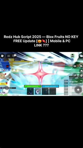 growex.site on Instagram: "Redz Hub Script 2025 — Blox Fruits NO KEY | FREE Update [🎃🍬] | Mobile & PC #robloxgames #script #robloxfyp #bloxfruits"