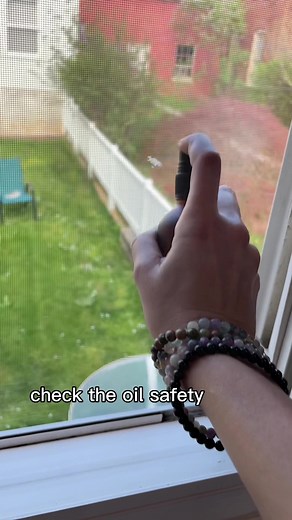 Window screen spray to keep bugs out of your home🏠 🐜 🦟 In a 4 oz spray bottle combine: 🦟5 drops of peppermint oil 🐜top with filtered water Peppermint oil safety: ❌Not cat or dog safe - do not spray on pets bed. ❌ Not kid safe - when spraying windows in kids rooms, spray screen and then close the window. . . . . . #essentialoilsafety #essentialoileducation #peppermintoil #peppermintoiluses #peppermintoiluses #bugspraytrick