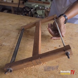 641K views · 4.1K reactions | DIY Woodworking Bow Saw | Woodworking TV | Facebook