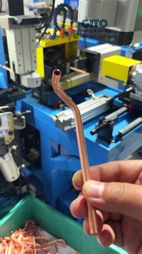 Copper Tube Bending Automatic #hvac #heatexchanger #refrigeration #evaporator #airconditioner #condenser