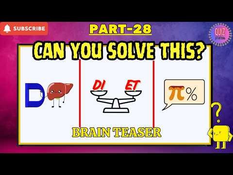 Ultimate Rebus Puzzle Challenge! 🧠💡| Part -28