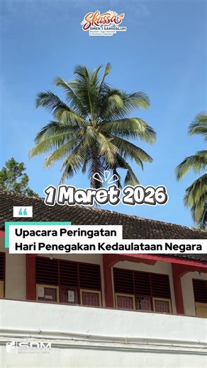 Upacara bendera dalam rangka memperingati Hari Penegakan Kedaulatan Negara -————————- s.id/spmb-skassa #Skassa #SMKPusatKeunggulan #SMKBisa #SMKHebat #SMKJuara