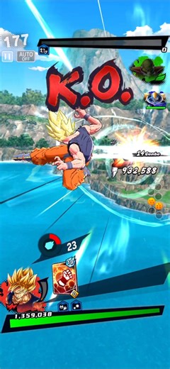 Ultra Super Saiyan Goku v/s Guldo and Burter | Dragon Ball Legends