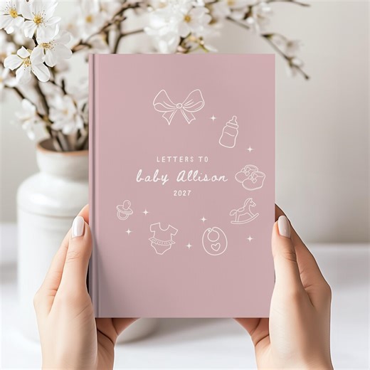 Letters to My Baby Journal, Personalized Baby Memory Book, Dear Daughter or Son Letters Keepsake, Baby Shower Gift, New Mom Pregnancy Gift - Etsy