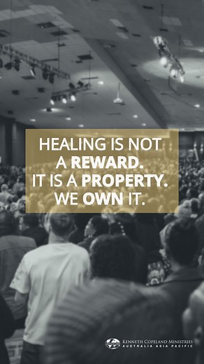 Healing is not a reward; it is a property; it’s something we own. Healing was bought and paid for by the blood of Jesus. Jesus paid the bill for our health and welfare. 1 Peter 2:24, “By Jesus’ stripes, we were healed.” #HealingIsAPromise #DivineHealing #faith #kcm #ByJesusStripes #HealingThroughFaith #GodsHealingPower #HealingInTheBlood #ClaimYourHealing #HealingThroughChrist #DivineHealth #HealingScripture #ReceiveYourHealing #HealingInJesusName #ClaimingHisPromises | Kenneth Copeland Ministri