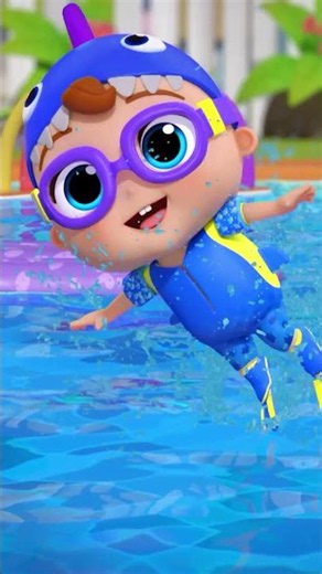 Just Keep Swimming 🏊 #Shorts #Littleangel
