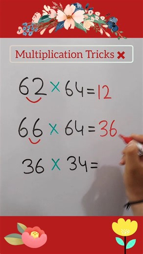 Quick way to multiply ✨️ #multiplication #learnmath #maths #mathtricks