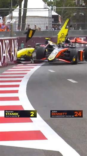 807K views · 3.8K reactions | The incident that brought Qualifying to an early end and also handed Roman Stanek a five-place grid drop for both races  #F2 #AzerbaijanGP | FIA Formula 2 | Facebook
