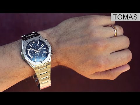 A bit too big? Casio Edifice EFB680D sapphire. Watch before you buy. Review.