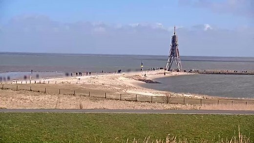 HD Live Webcam Cuxhaven Döse - Kugelbake | wetter.com