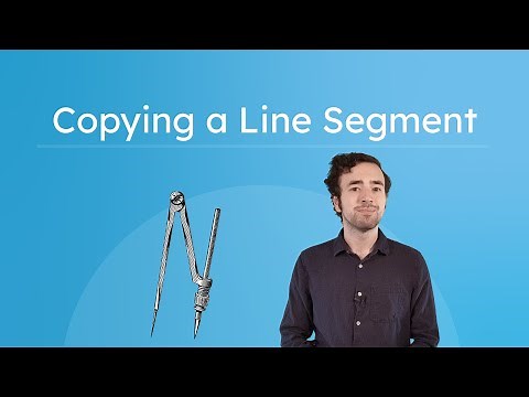 Copying a Line Segment - High School Geometry Constructions
