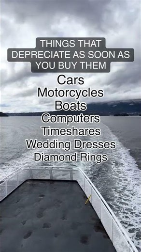 THINGS THAT DEPRECIATE AS SOON AS YOU BUY THEM