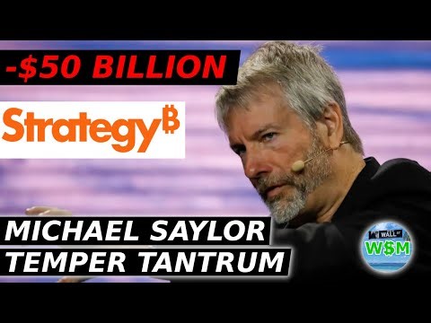 Michael Saylor Freaking Out As Stock Price Collapses