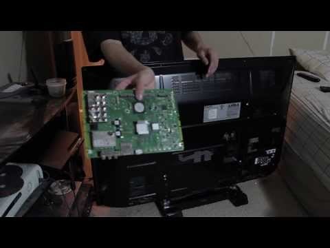 How to Replace Panasonic Plasma Main A Board (Colored Lines Problem)