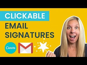 How to Link Social Media to Email Signatures With Canva