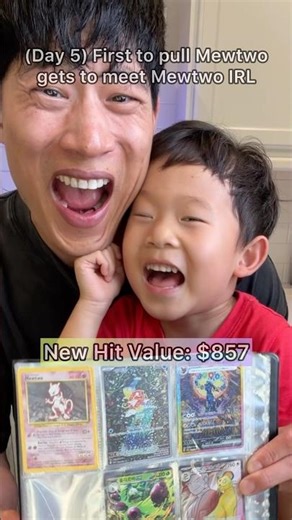 Day 5: First to pull Mewtwo gets to meet Mewtwo IRL and keep all the hits! ($855 Current Value)