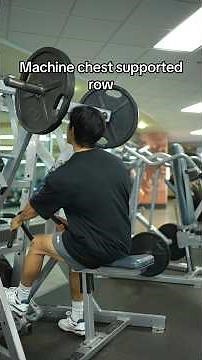 How to do the Machine Chest Supported Rows