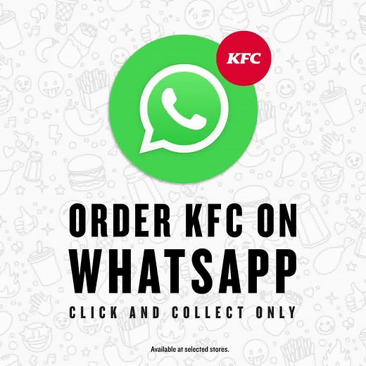 1.8K reactions · 291 shares | We’re making order your KFC faves easier than ever! Follow these steps to order KFC on WHATSAPP  Click on the WhatsApp button below and follow the prompts to start your order and collect in store. 朗 #KFCHasJoinedTheGroup #KFCOnWhatsApp | KFC | Facebook