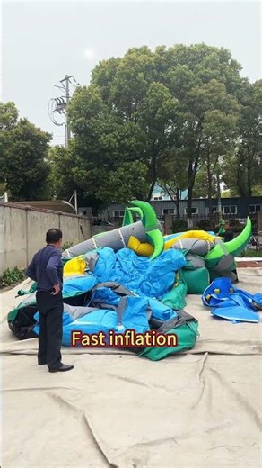 Inflatable Slide Setup | Fast Inflation | Perfect for UK Hire Business #inflatableslide #awesome