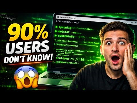 90% Windows Users Don’t Know These CMD Commands 😲