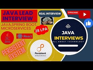 Persistent system interview Questions | Java interview Questions | Java 8 coding | Microservices