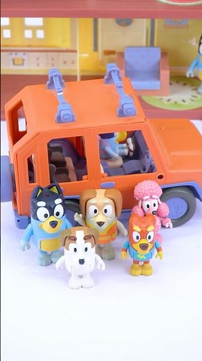 Bluey Heeler Family Road Trip 4WD Vehicle Satisfying With Unboxing & Review ASMR Videos