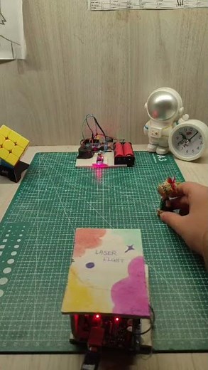 I made a laser security alarm using Arduino 😨😱 | Easy Arduino project #arduinoboard