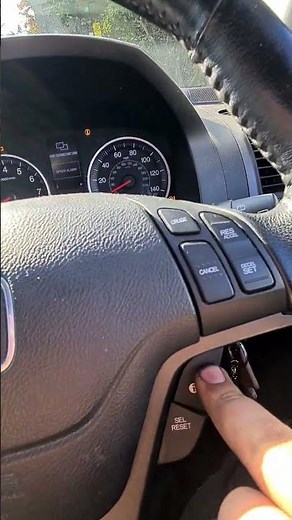 Honda Crv Tyre pressure reset