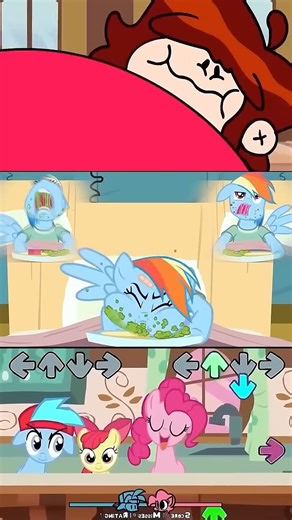 FNF Nom Nom Noms With Little Pony Mods - Friday Night Funkin' #omnom #pony #shortsviral