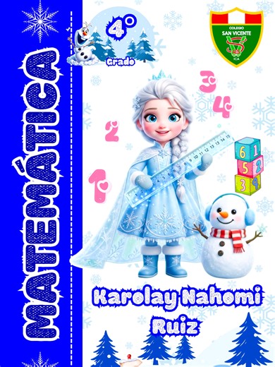 Portadas Personalizadas | Frozen ✅ Pedidos al 901-084-525 🎁 ✅ Entrega Rápida ✅ Diseños personalizados (Nombre, insignia y otros) ✅ Envios en PDF listo para imprimir. ✅ Excelente calidad al imprimir. #frozen #peru #iniciodeclases #devueltaaclases #regresoaclases2026