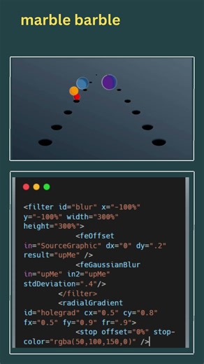 Marble Barble | Satisfying Marble Motion Animation using HTML, CSS & JavaScript