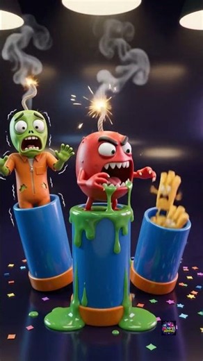 10 Creepy Birthday Cake Monster Animations 🎂👹 | Funny 3D Cartoon Horror Shorts #shorts