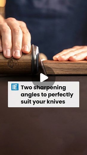 Interesting Engineering on Instagram: "This new sharpener boasts advanced technology with two sharpening angles, interchangeable surfaces, and ceramic coating for impressive results. The press assembly and integrated ball bearings provide a new and smooth sharpening experience with zero backlash. #engineering"