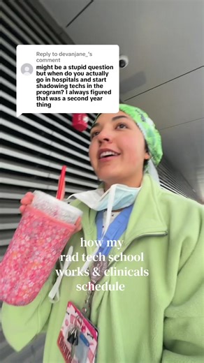 Rad Tech School & Clinicals: A Student's Schedule