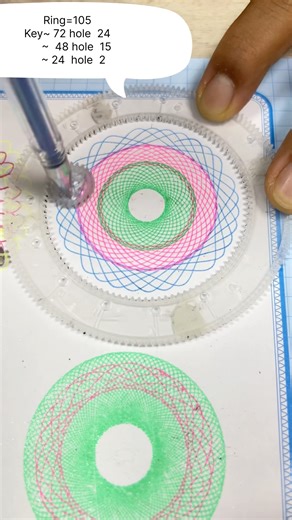 how to make spirograph like this? #spirograph #shorts #relaxing