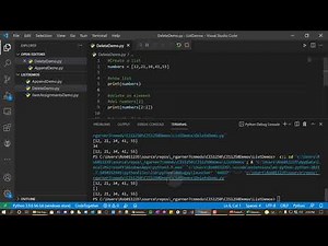 Delete Elements Of A List
